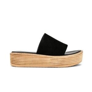 Toni Bianco Elke Sandal in Black Women Size 8